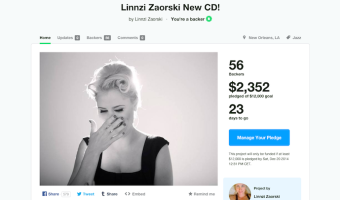 On Kickstarter: Linnzi Zaorski New CD